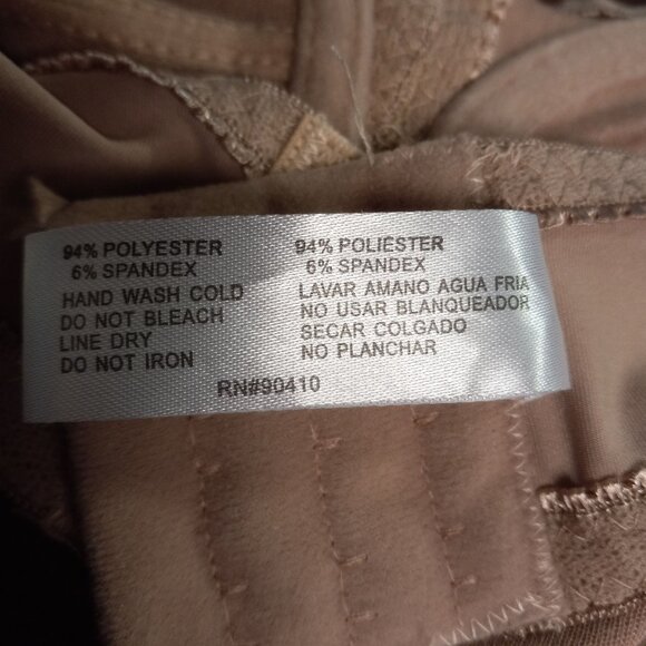 Delta Burke 38C Bra Beige Adjustable Straps Underwire Support Bow NEW - Picture 5 of 8